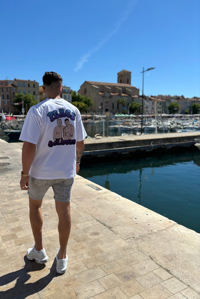 T-SHIRT NOBLAR - PEACE & GLOVES